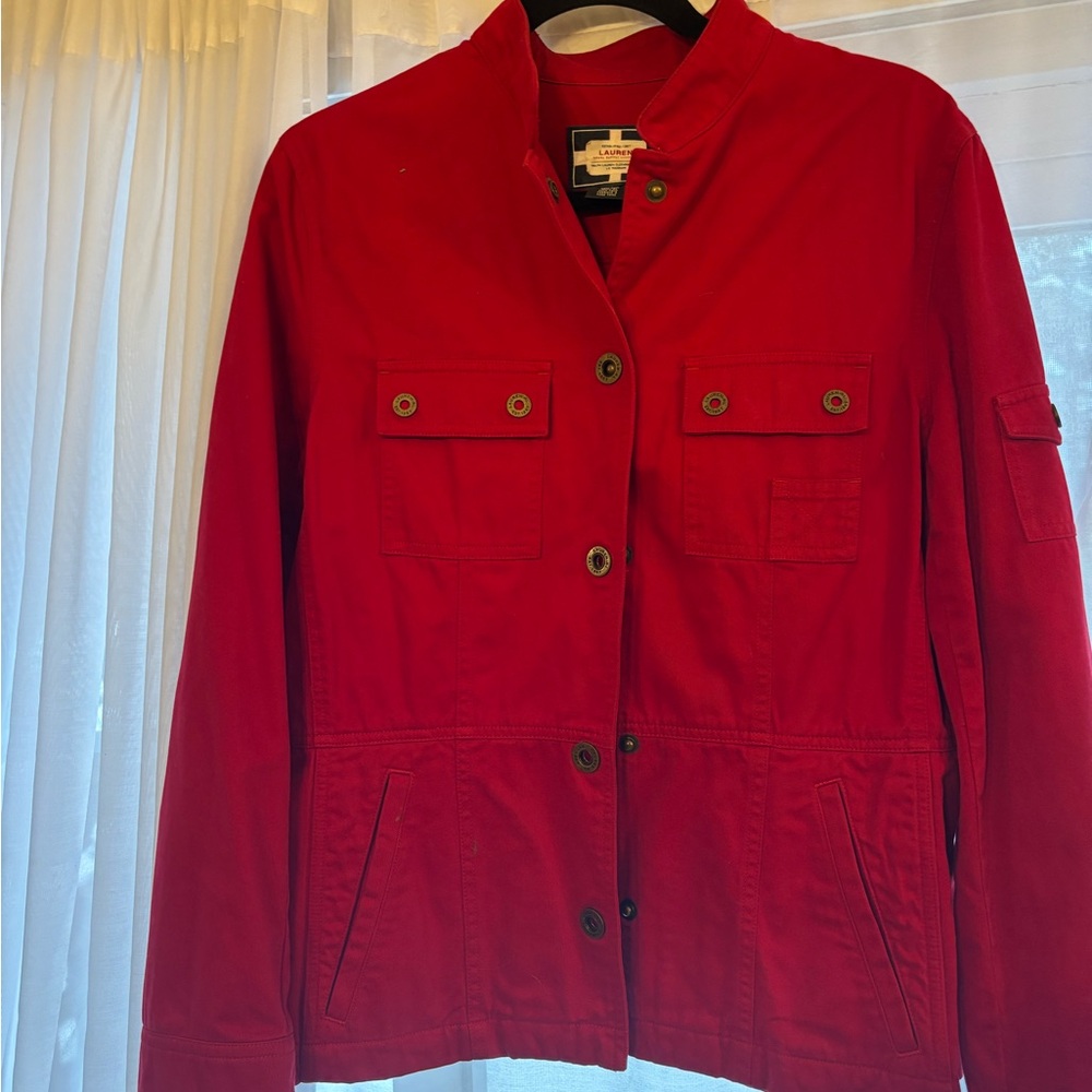 Ralph Lauren Vibrant Red Jacket